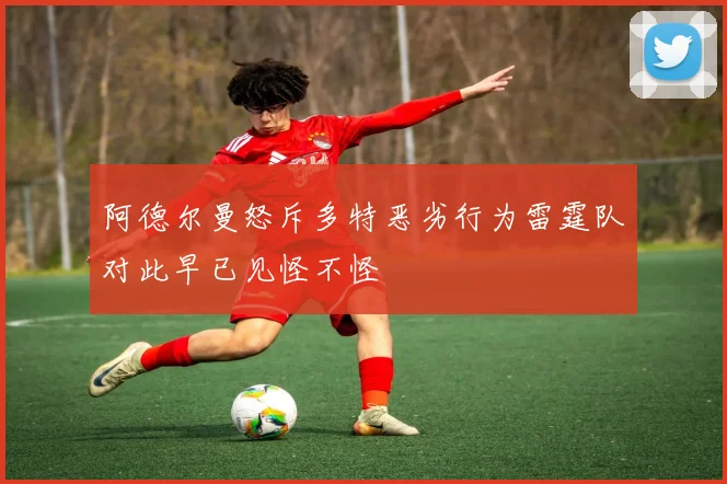 阿德尔曼怒斥多特恶劣行为雷霆队对此早已见怪不怪